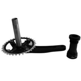 Pedivela Single Integrado GTA 34 Dentes 175mm Com Movimento Central