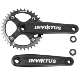 Pedivela Single Inviktus 36 Dentes 175mm