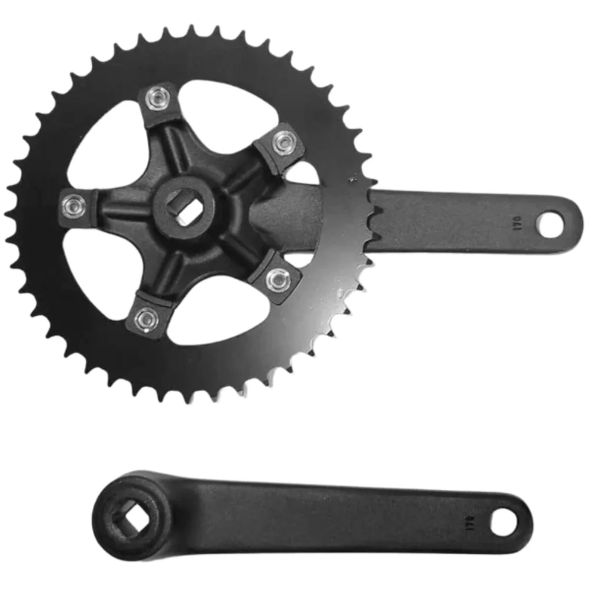 Pedivela Single Inviktus 44 Dentes 170mm Preto