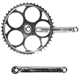 Pedivela Single Inviktus 46 Dentes 170mm Cromado