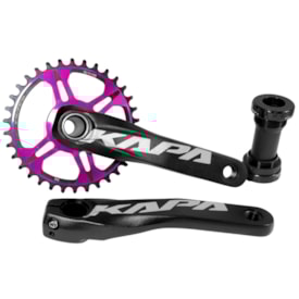 Pedivela Single Kapa 34D Alumínio Com Movimento Centro Integrado