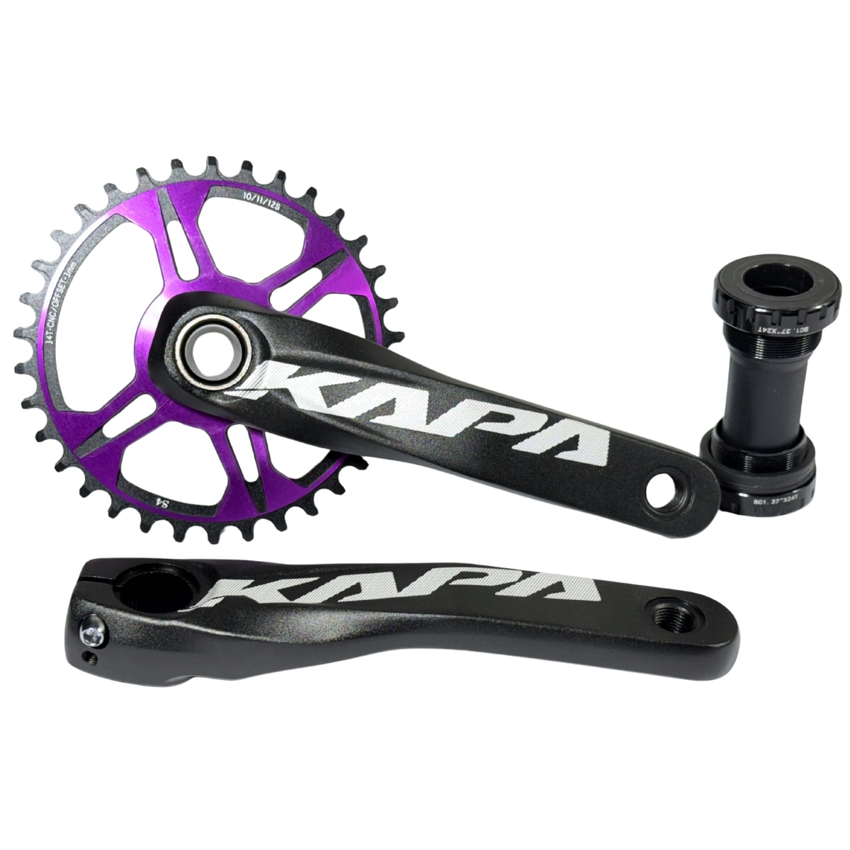 Pedivela Single Kapa 34D Alumínio Com Movimento Centro Integrado