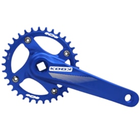 Pedivela Single Kook Azul 34 Dentes 170mm