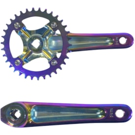 Pedivela Single Kook Camaleão 34 Dentes 170mm