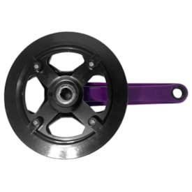 Pedivela Single LTX 36 Dentes 152mm Preto e Roxo