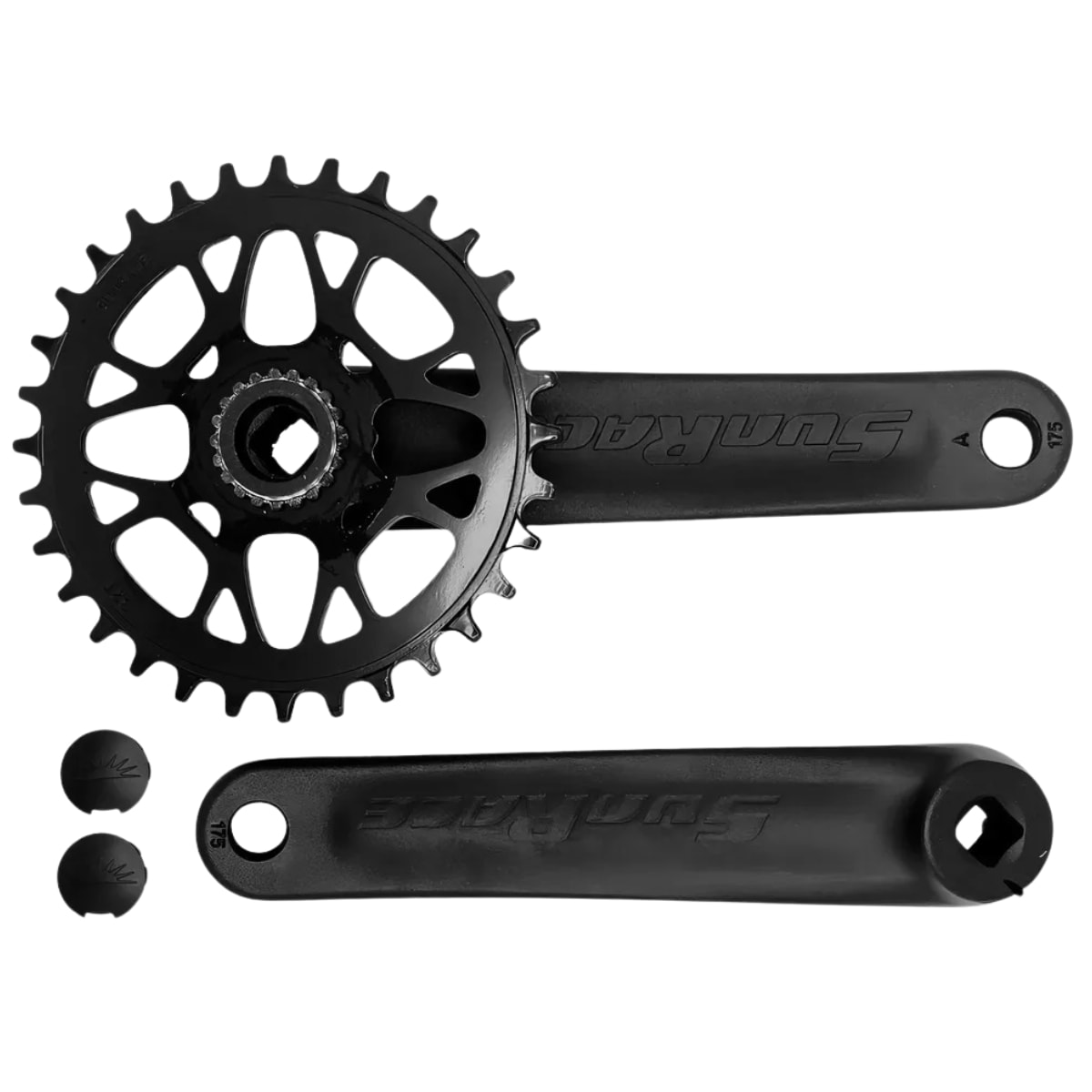 Pedivela Duplo Sunrace M926 22-36 Dentes 175mm