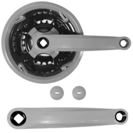 Pedivela Triplo Comander 24-34-42 Dentes 175mm