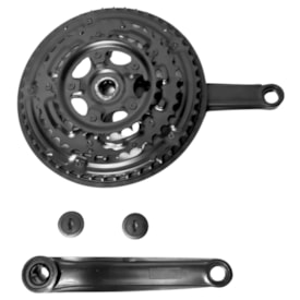 Pedivela Triplo Logan 28-38-48 Dentes 175mm Aço