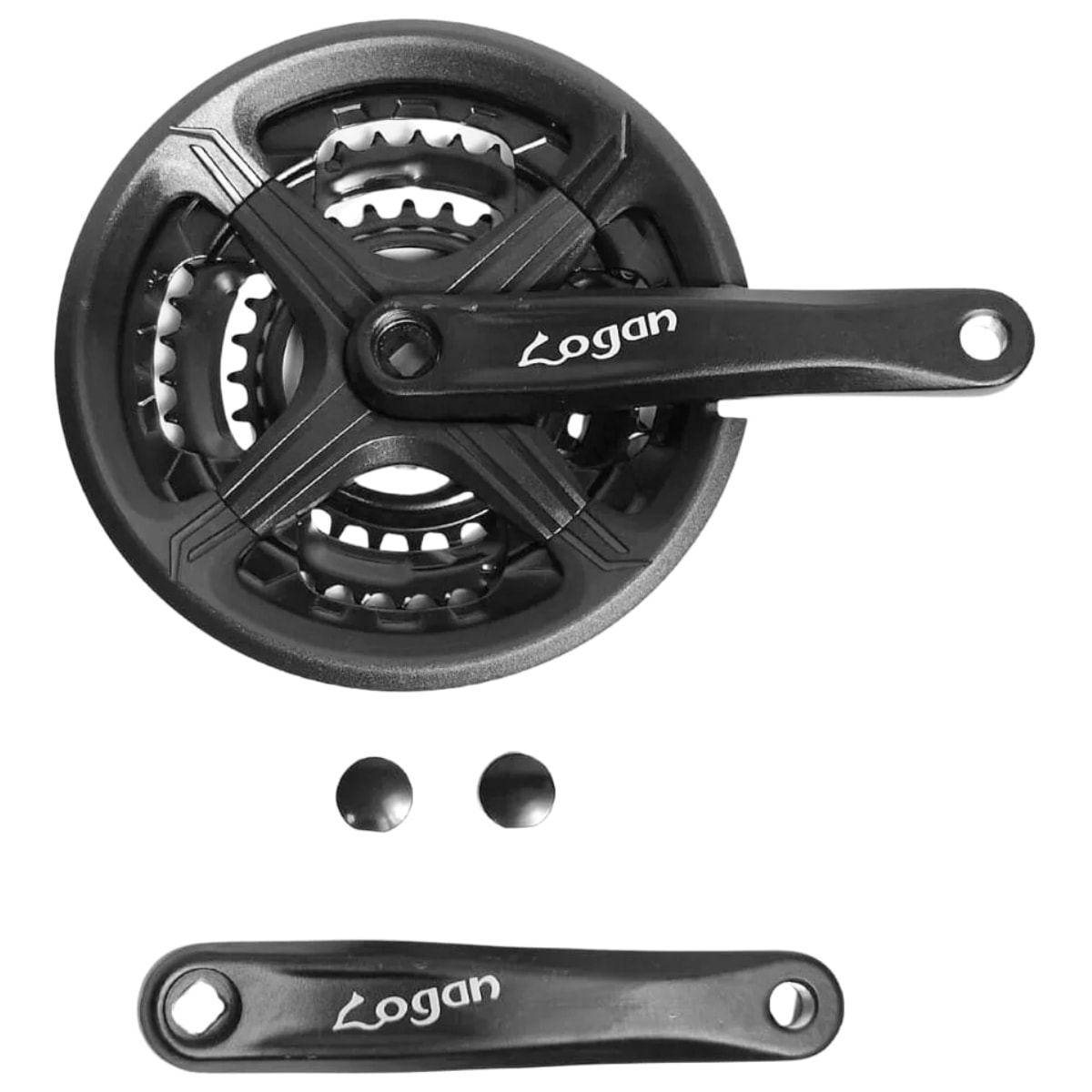 Pedivela Triplo Logan 28-38-48 Dentes 175mm Aço
