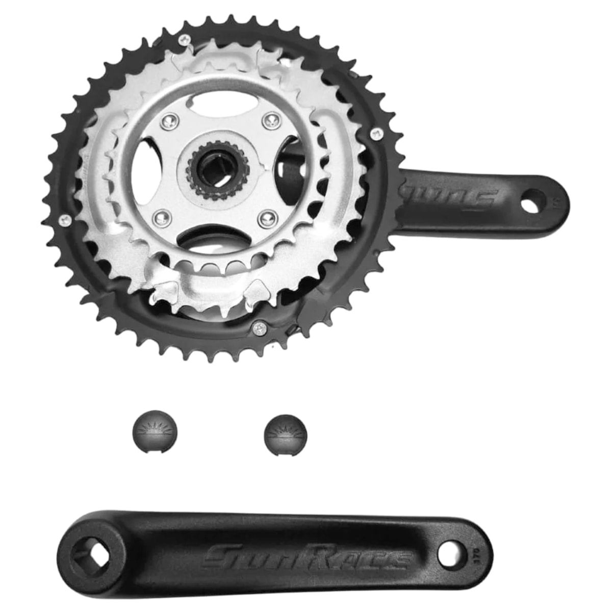 Pedivela Triplo Sunrace M300 28-38-48 Dentes 170mm