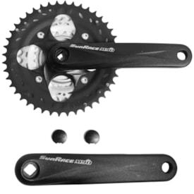 Pedivela Triplo Sunrace M904 22-32-44 Dentes 175mm