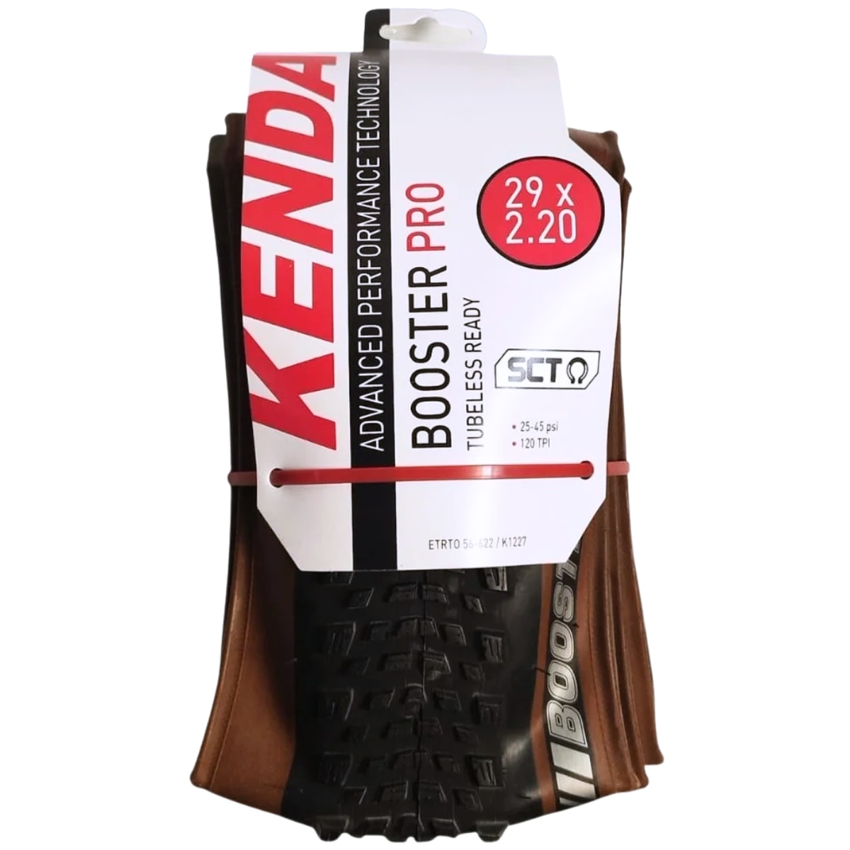 Pneu 29x2.20 Kenda Booster K1227 SCT Faixa Marrom