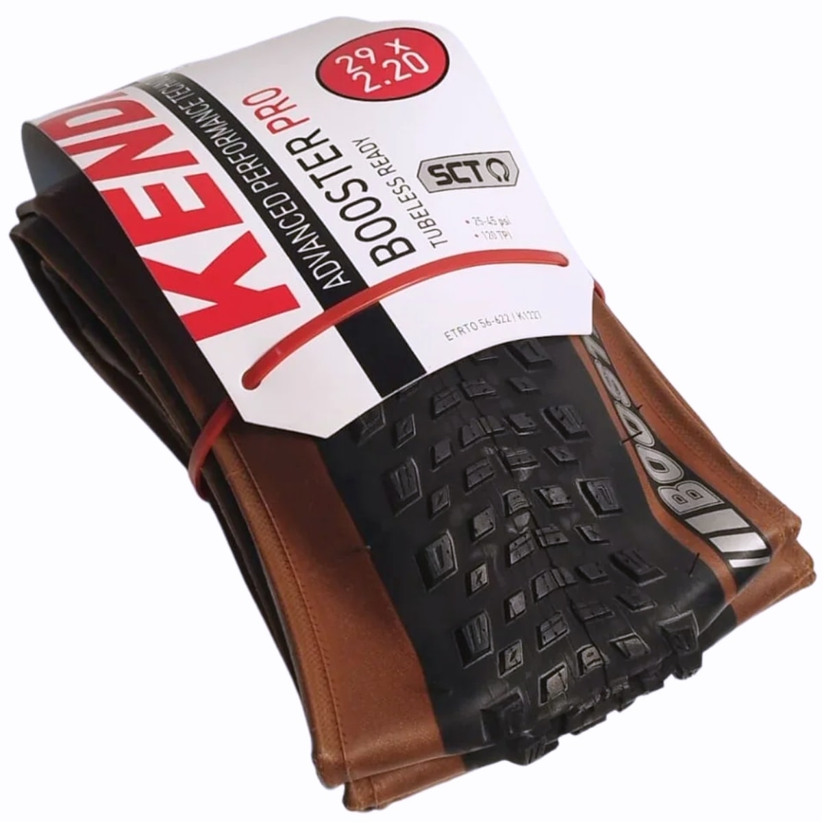 Pneu 29x2.20 Kenda Booster K1227 SCT Faixa Marrom