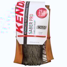 Pneu 29x2.20 Kenda Saber Kevlar Preto Faixa Marrom