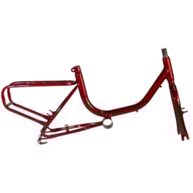 Quadro de Bicicleta Aro 16 Gilmax Monareta Cereja Com Kit