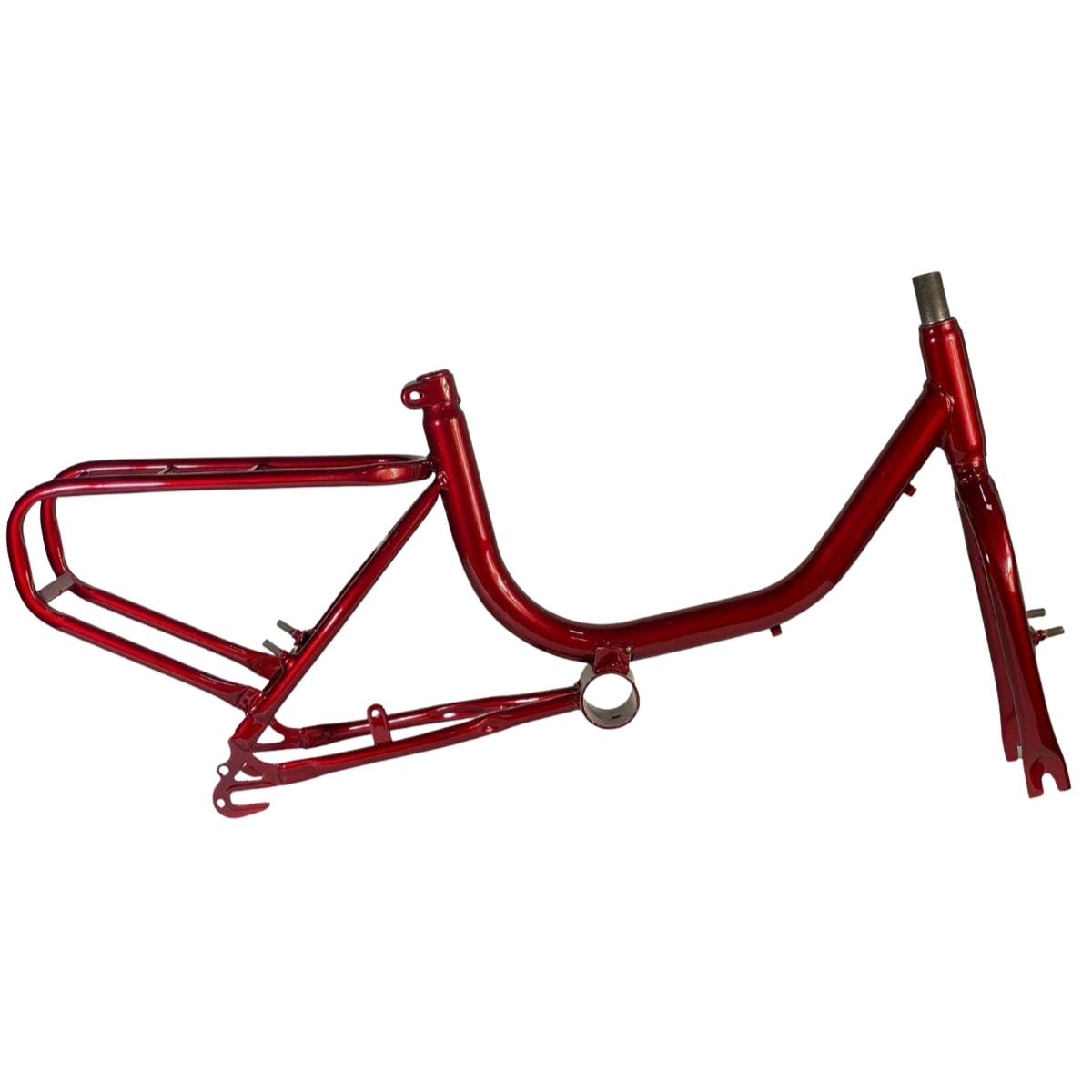 Quadro de Bicicleta Aro 16 Gilmax Monareta Cereja Com Kit