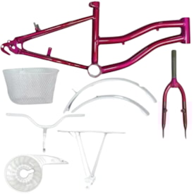 Quadro de Bicicleta Aro 16 Samy Jady Com Kit