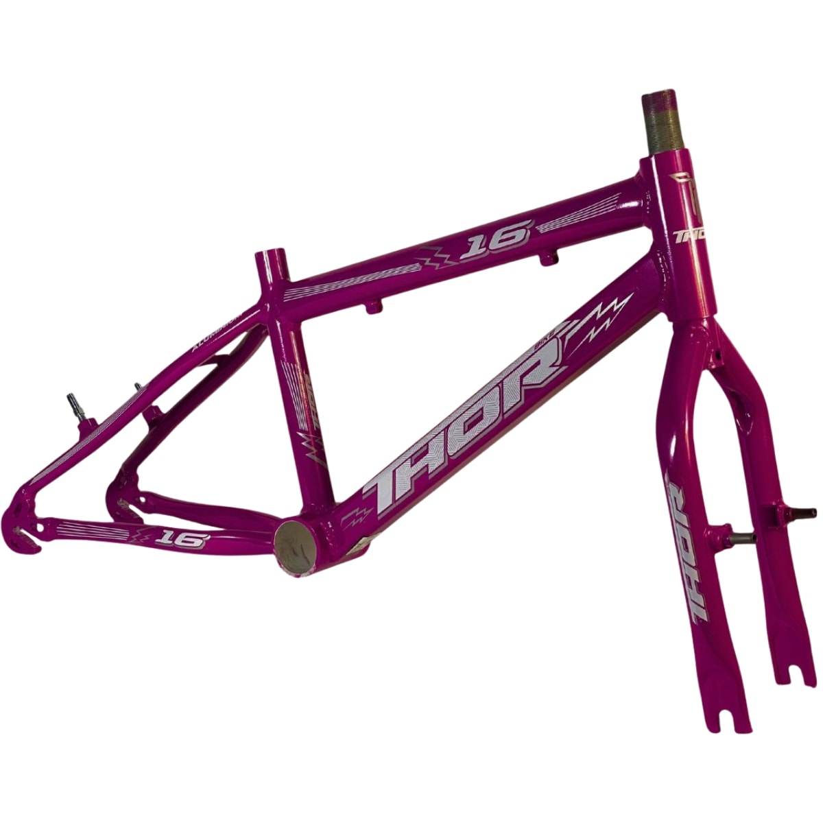 Quadro de Bicicleta Aro 16 Thor Rebaixado Com Garfo