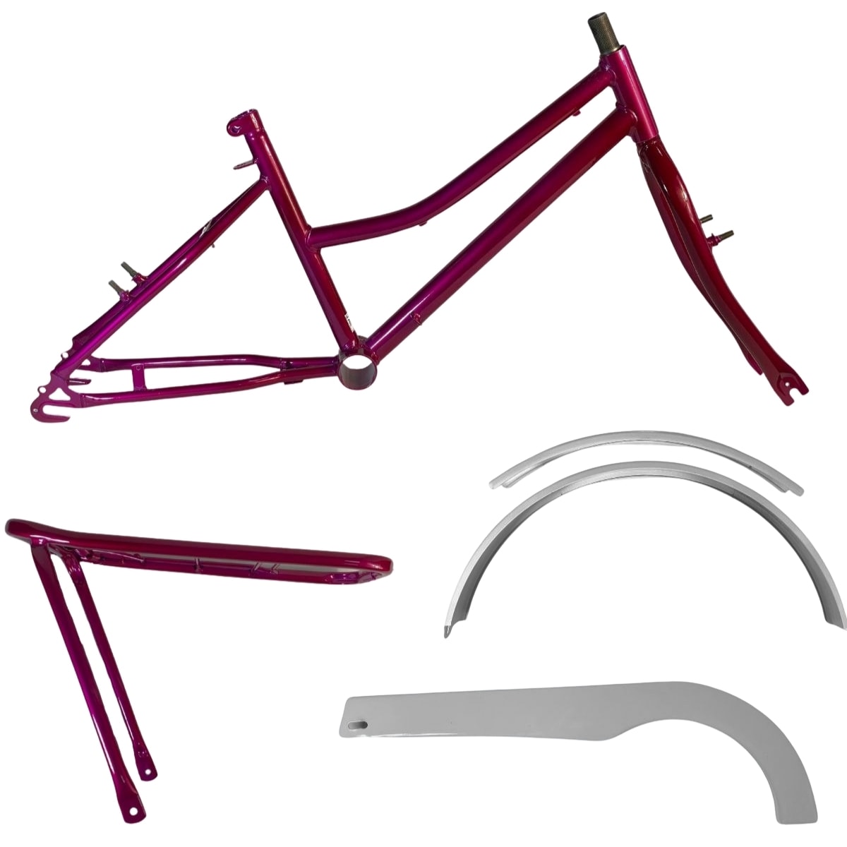 Quadro de Bicicleta Aro 20 Samy Holiday Com Garfo