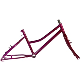 Quadro de Bicicleta Aro 20 Samy Holiday Com Garfo