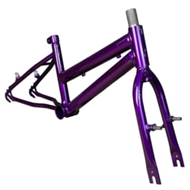 Quadro de Bicicleta Aro 20 Samy Stargirl Com Garfo
