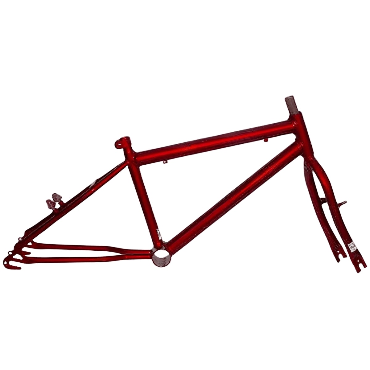 Quadro de Bicicleta Aro 24 Samy Spark Rebaixado Com Garfo