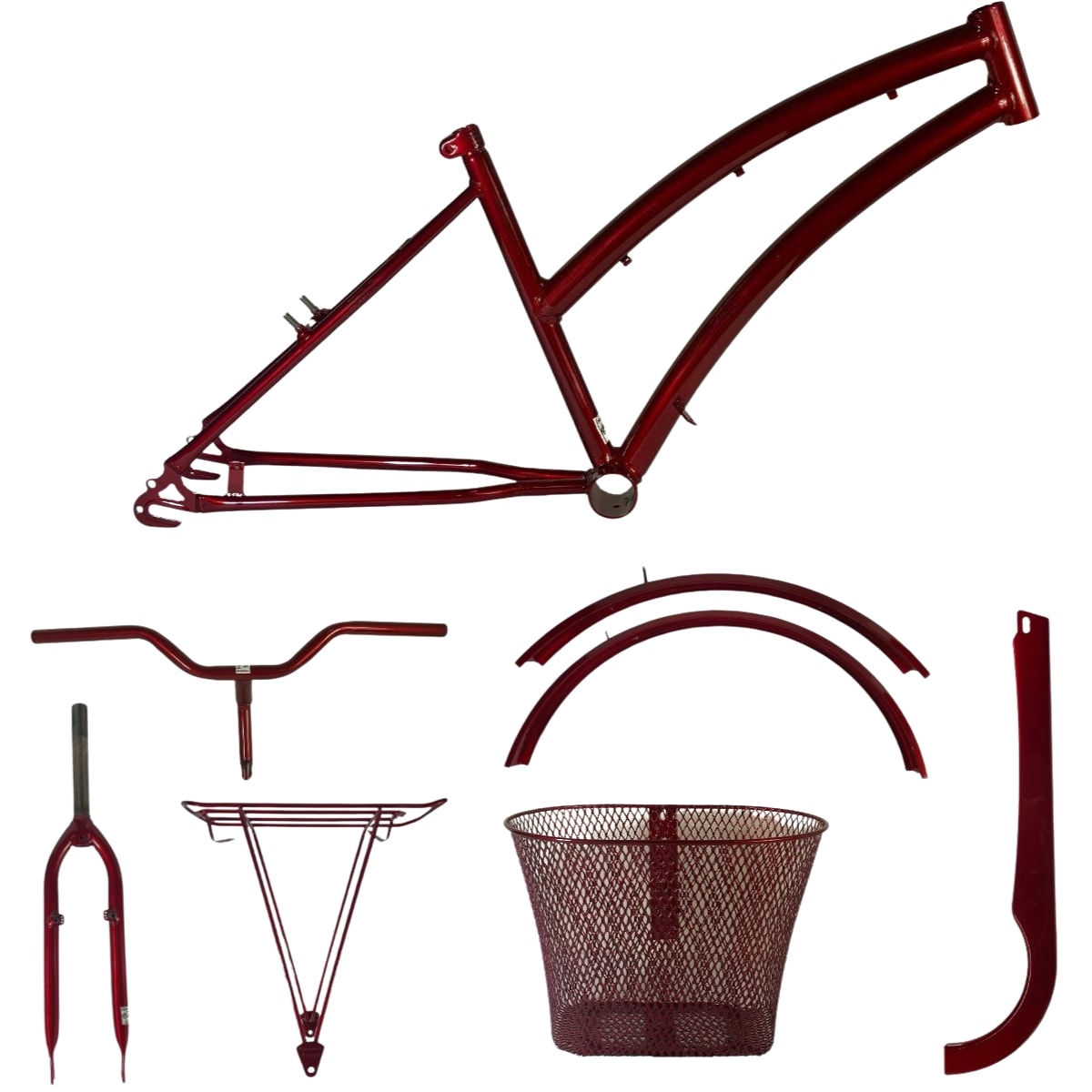 Quadro de Bicicleta Aro 26 Samy Dolphin Com Garfo