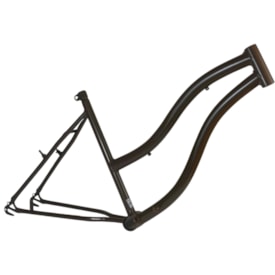 Quadro de Bicicleta Aro 26 Samy Jady Marrom Com Garfo ( 2 Unidades )