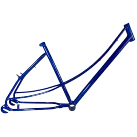 Quadro de Bicicleta Aro 26 Samy Milla Azul Hunter Com Garfo