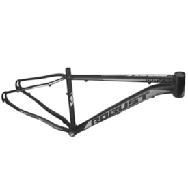 Quadro de Bicicleta Aro 29 MTB Robust Outside Preto Fosco e Branco