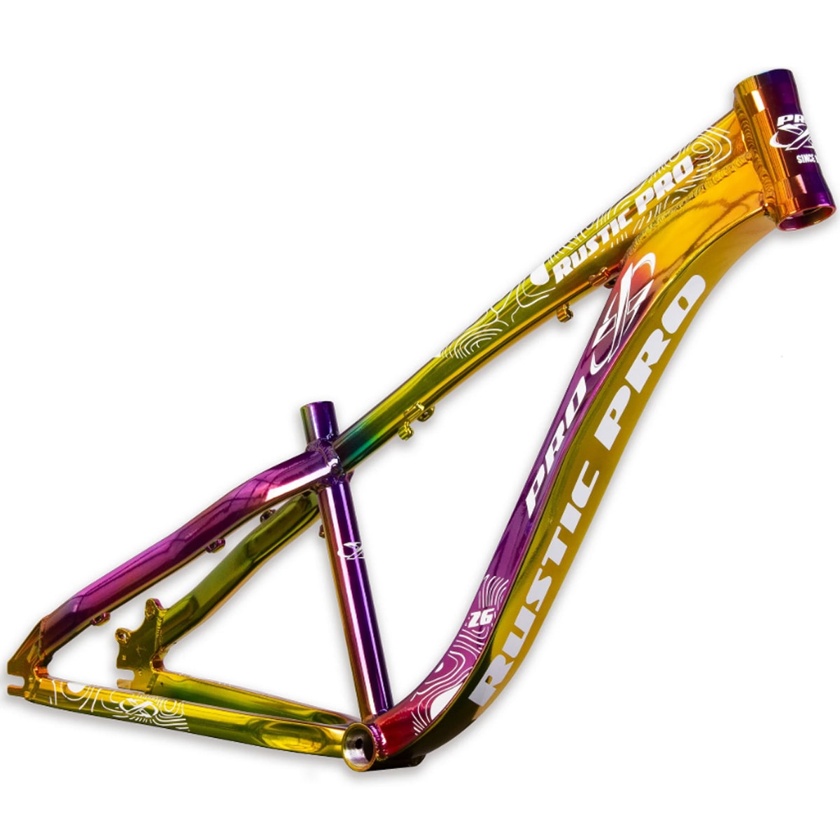 Quadro Freeride Aro 26 Pro-X Rustic Pro Camaleão