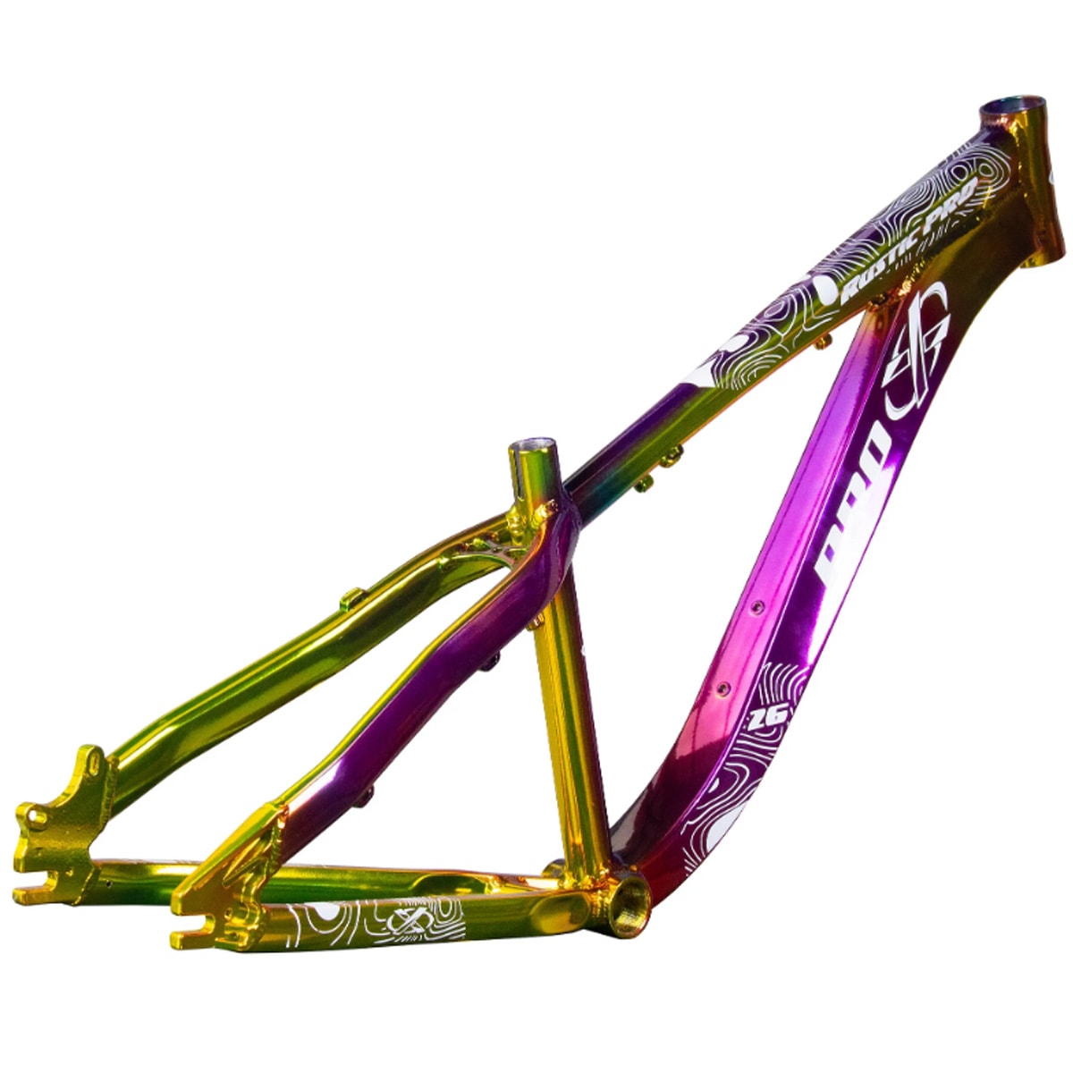 Quadro Freeride Aro 26 Pro-X Rustic Pro Camaleão