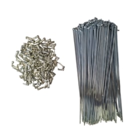 Raio Fino 183x2,00mm Aço Importado Comum Zincado Groza