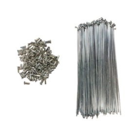 Raio Fino 185x2,00mm Aço Importado Comum Zincado Groza