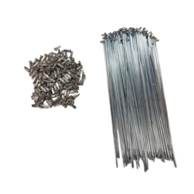 Raio Fino 190x2,00mm Aço Importado Comum Zincado Groza