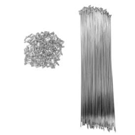 Raio Fino 255x2mm Aço Importado Zincado Groza