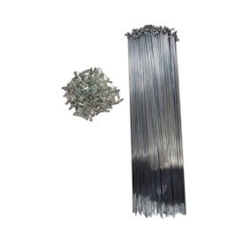 Raio Fino 280x2,00mm Aço Importado Comum Zincado Groza