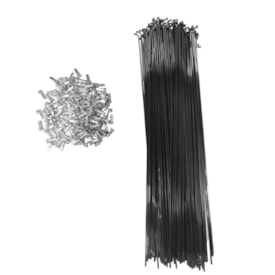 Raio Fino 280x2mm Inox Importado Preto 72 Raios