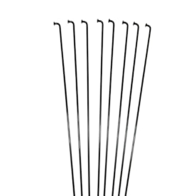 Raio Fino 295X2mm Inox Importado Comum Preto 36 Raios