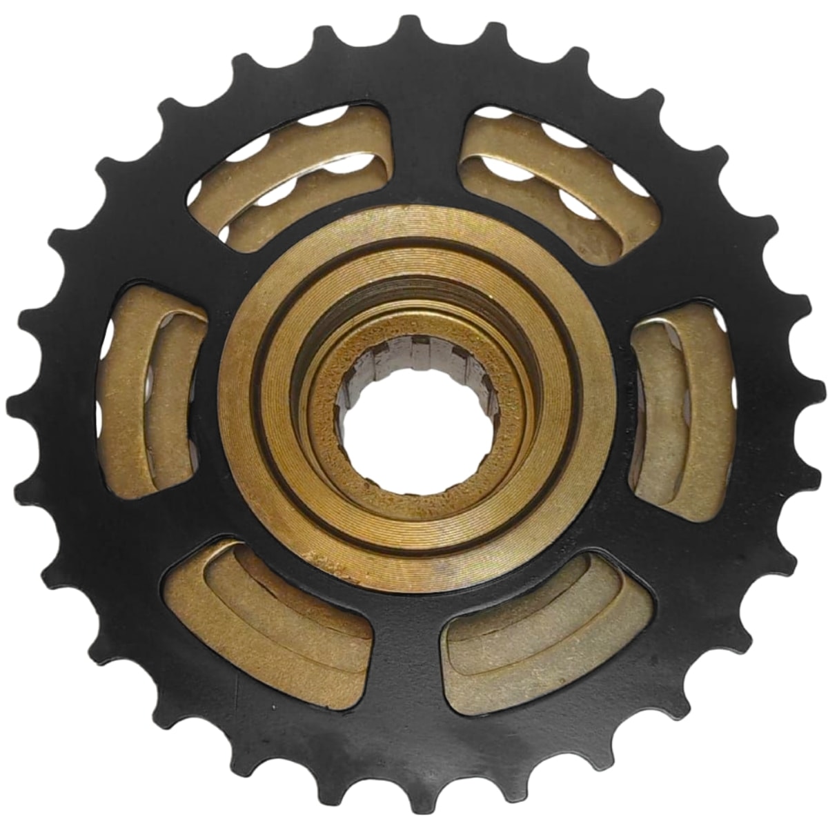 Roda Livre 6 Velocidades Paco 14/28 Dentes Dourada