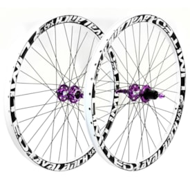 Rodas Aro 26 Avalanch Branco Cubo Kook Barulhento 36 Raios