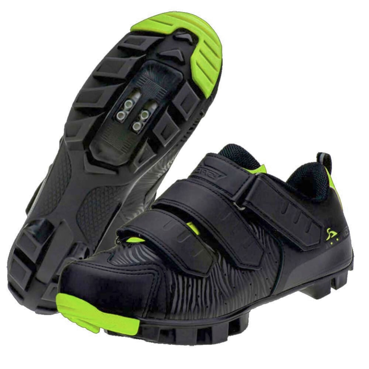 Sapatilha Grool Cool Velcro Preto e Amarelo