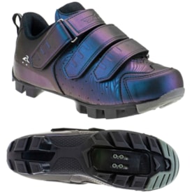 Sapatilha Grool Cool Velcro Preto Holografico