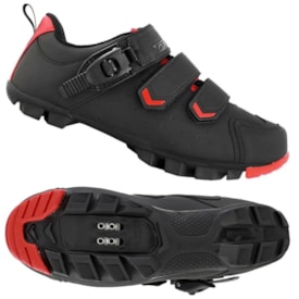 Sapatilha Grool Great Catraca Preto e Vermelho