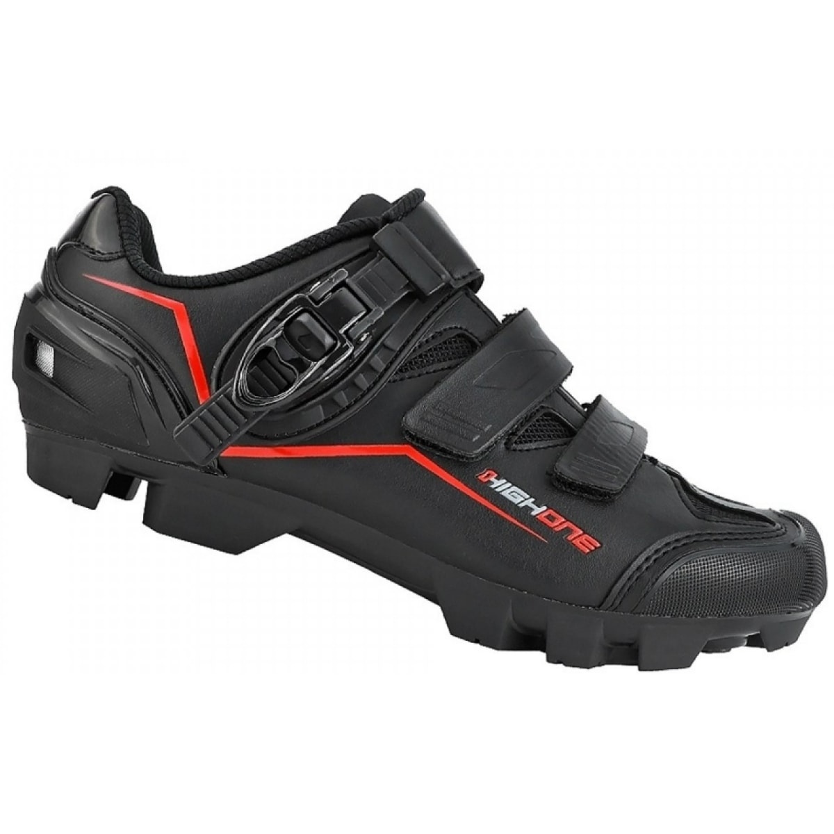 Sapatilha High One Feet Preto e Vermelho