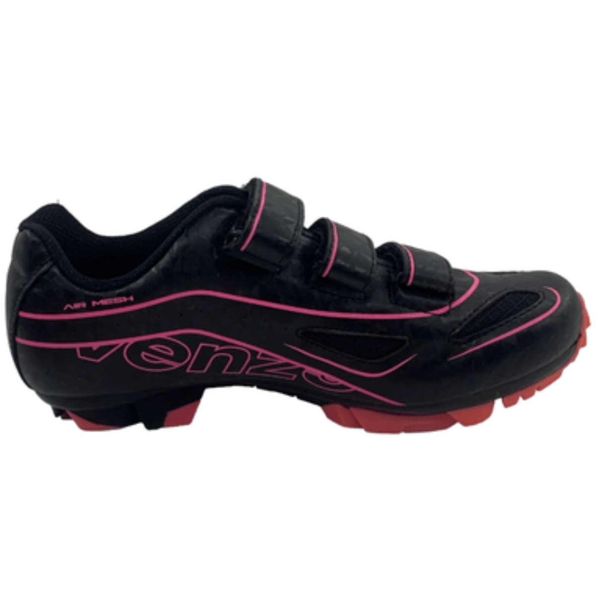 Sapatilha Venzo VSX Evo Preto e Rosa