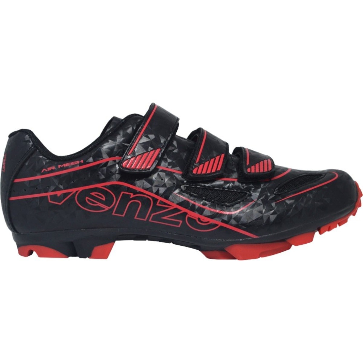 Sapatilha Venzo VSX Evo Preto e Vermelho