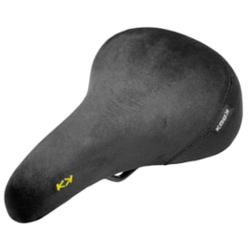 Selim Bike Freeride Kook 244 Camurça com Bordado