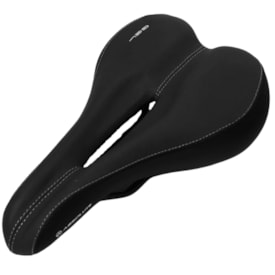 Selim MTB Absolute Vazado Gel Preto e Cinza