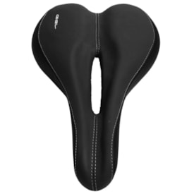 Selim MTB Absolute Vazado Gel Preto e Cinza